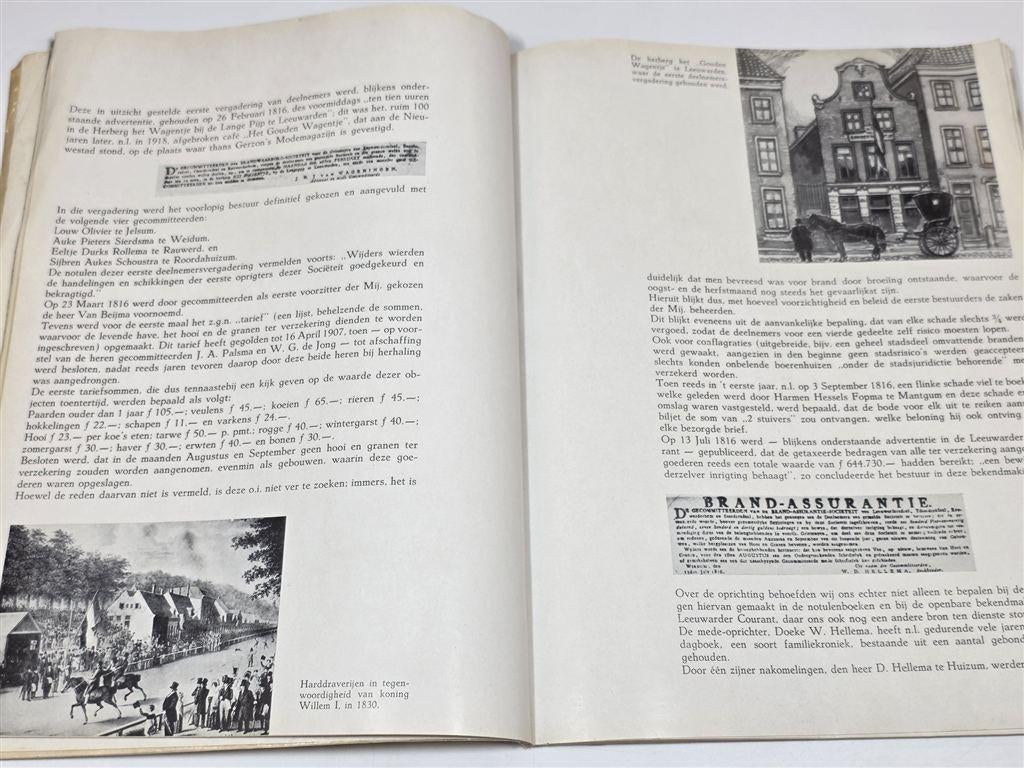 Brandverzekering Friesland — 125 Jaar Gedenkboek [1940], Boeken, Ophalen of Verzenden, Gelezen