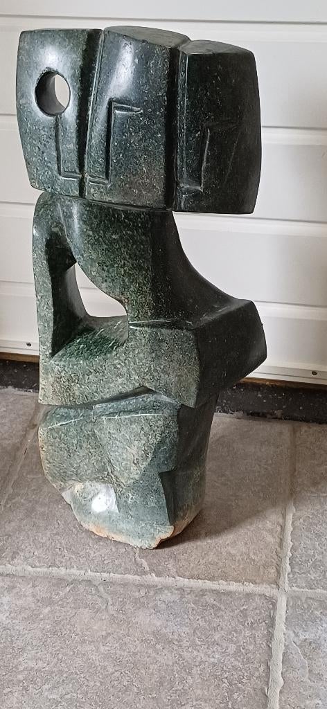 Zimbabwe shona kunst, zeldzaam mooi gestilleerd beeld, Ophalen of Verzenden