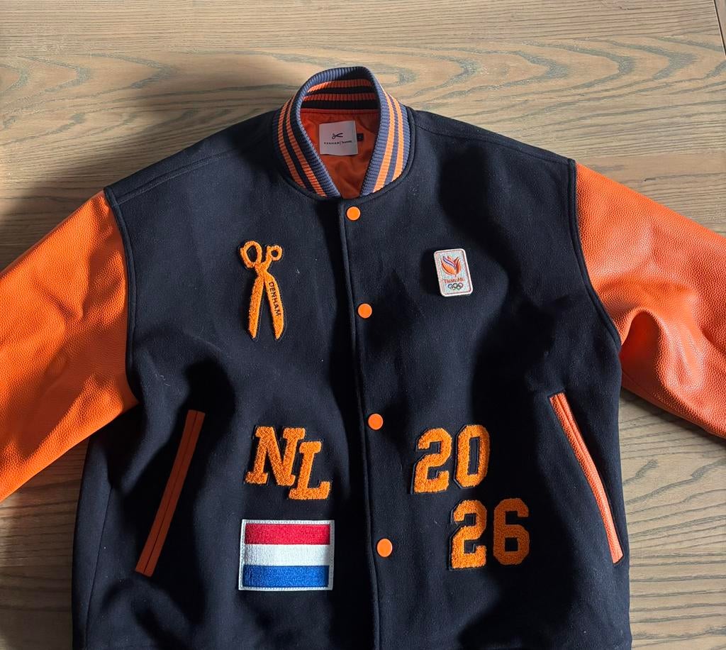 TeamNL varsity jacket - DenHam (olympische spelen), Verzenden, Zo goed als nieuw