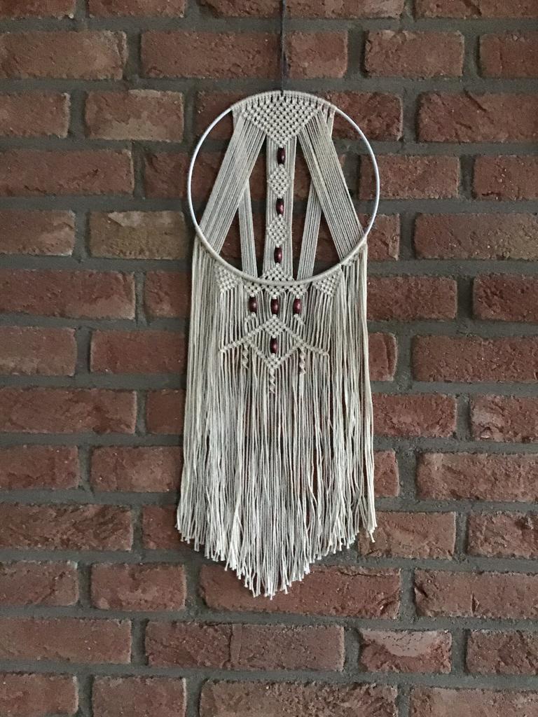 Macramé wandhanger, Ophalen of Verzenden, Zo goed als nieuw