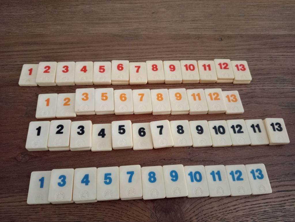 Orginele Rummikub stenen 290, Ophalen of Verzenden, Gebruikt