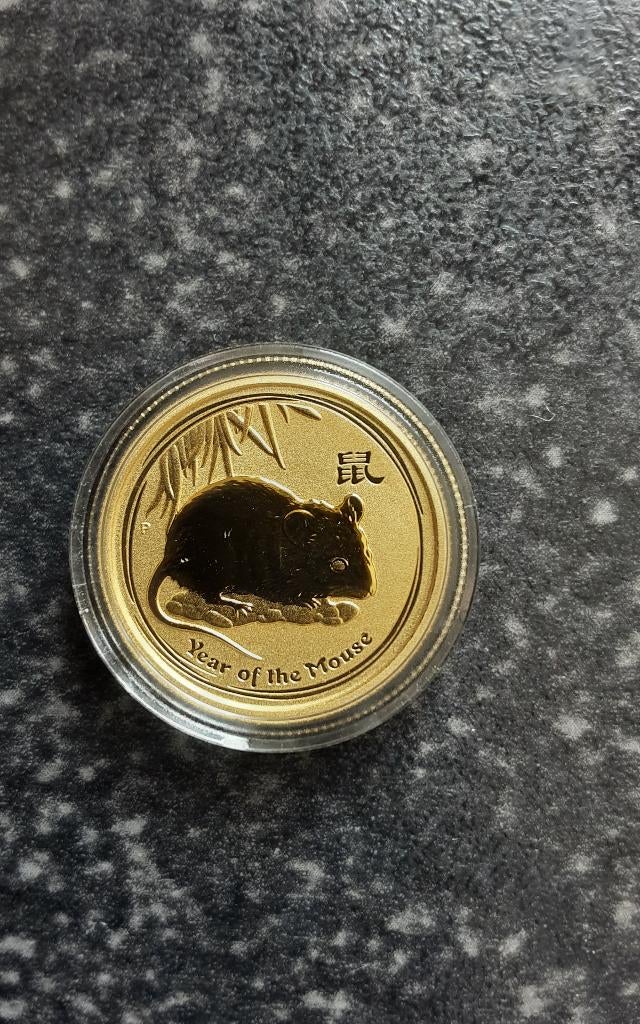 Gouden LUNAR II (1/4 oz), Ophalen of Verzenden, Goud