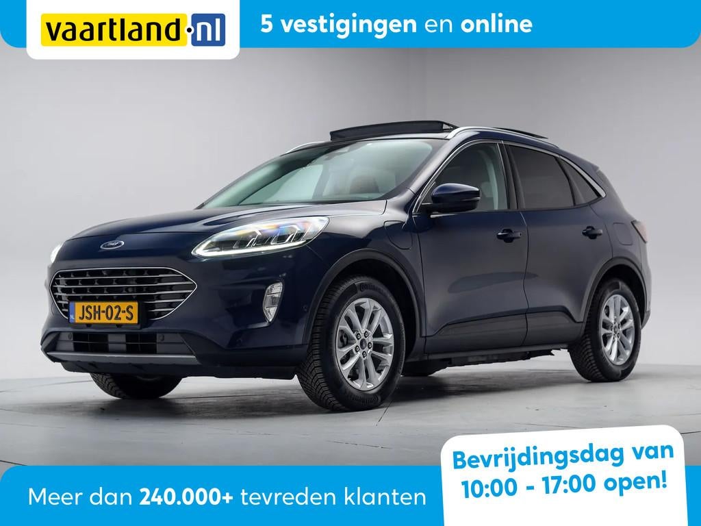 Ford Kuga 2.5 PHEV 225pk Titanium Aut. [ Panorama LED Navi C, Automaat, Gebruikt, 4 cilinders, Blauw