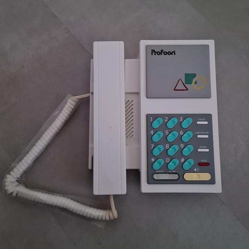 Profoon TX-575 analoge retro telefoon wit, Verzenden, Nieuw