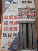 FLEXIM...4 STUKS...GRIJS...nieuw in doos!, Doe-het-zelf en Verbouw, Ophalen, Steen of Klei, Nieuw, Minder dan 5 m²