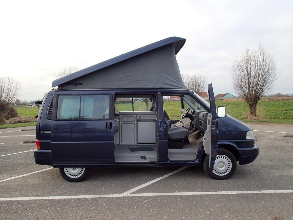 Volkswagen Transporter 2.5 Caravelle TDI 75KW 1996 Blauw, Hefdak, Ringverwarming, Volkswagen, Koelkast