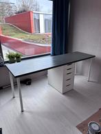 LAGKAPTEN Bureau met ALEX ladeblok, Ophalen, Gebruikt, Bureau