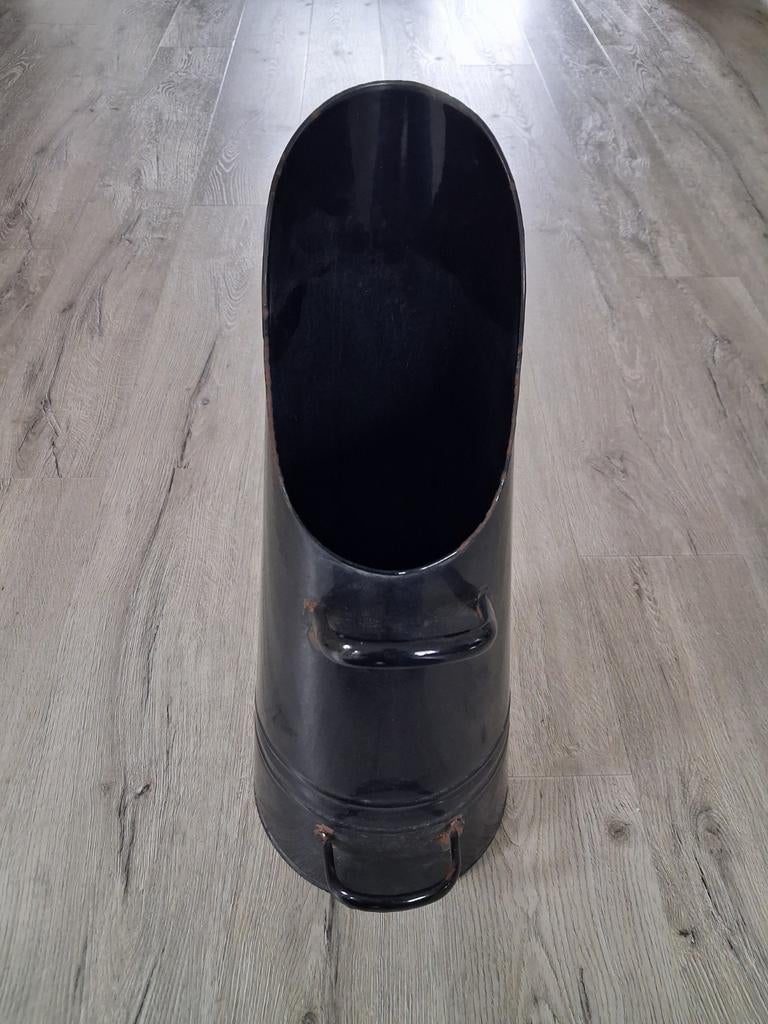 Emaille zwarte kolenkit, Antiek en Kunst, Antiek | Emaille, Ophalen of Verzenden