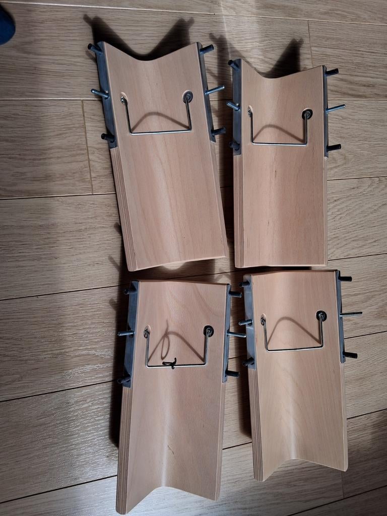 Auping Auronde poten, Ophalen, Tweepersoons, Hout