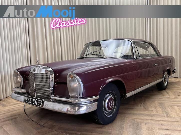 Mercedes-Benz 200-serie 220 SE *Project* Handbak 1963 / 6-ci, Auto's, Oldtimers, Bedrijf, Te koop, Mercedes-Benz, Benzine, Coupé