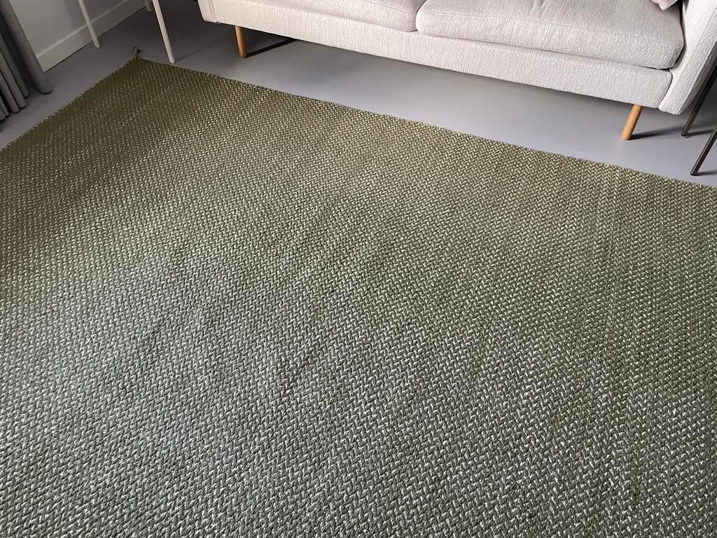 Mooi nieuw vloerkleed Muuto Ply Moss Green 170x240, Ophalen, 150 tot 200 cm, Rechthoekig, Groen