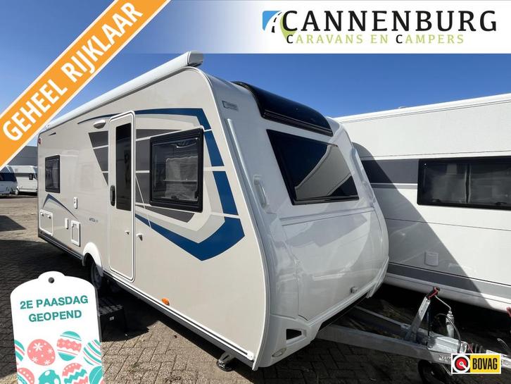 Caravelair Artica 542 cassluifel en mover, Caravans en Kamperen, Caravans, Bedrijf, tot en met 4, 1250 - 1500 kg, Rondzit, Caravelair