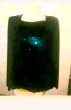 Blauw feestelijk top, Maat 38/40 (M), Blauw, Ophalen of Verzenden, Zo goed als nieuw