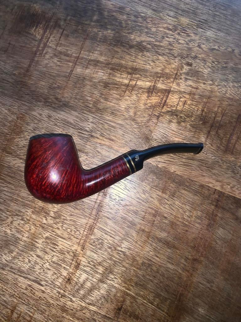 Stijlvolle Bruyèrehouten Big Ben Pijp - Brebbia Classic, Ophalen of Verzenden, Gebruikt, (Water)pijp