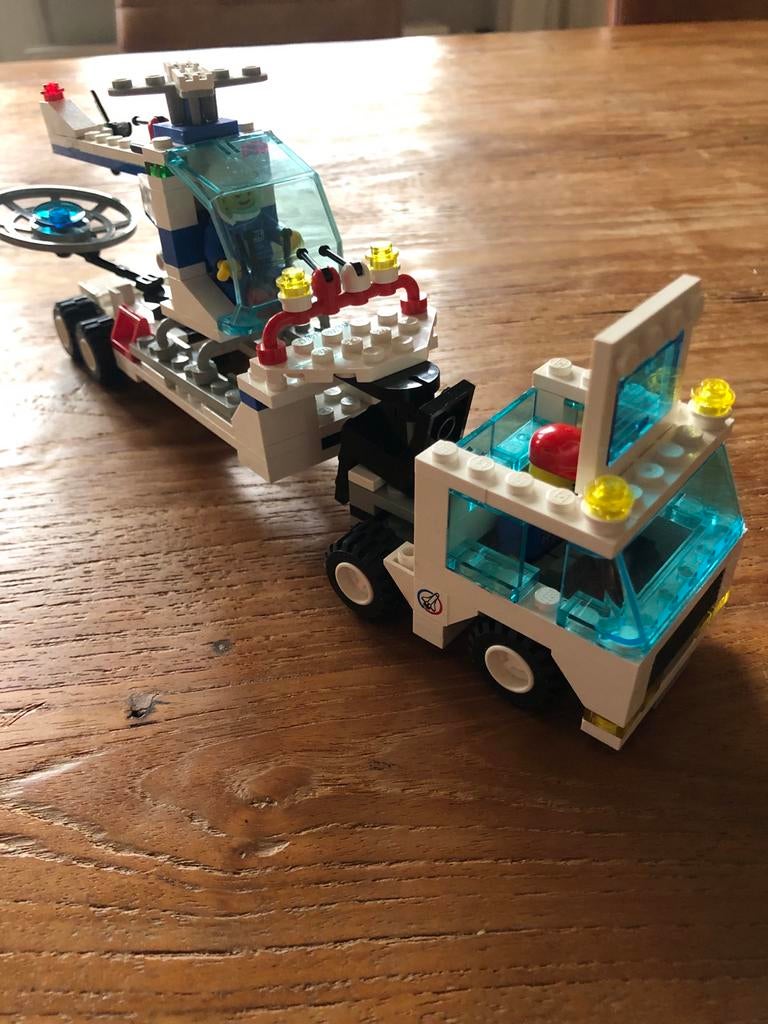Lego System 6336: Truck met Helikopter, Kinderen en Baby's, Speelgoed | Duplo en Lego, Ophalen of Verzenden, Gebruikt, Complete set