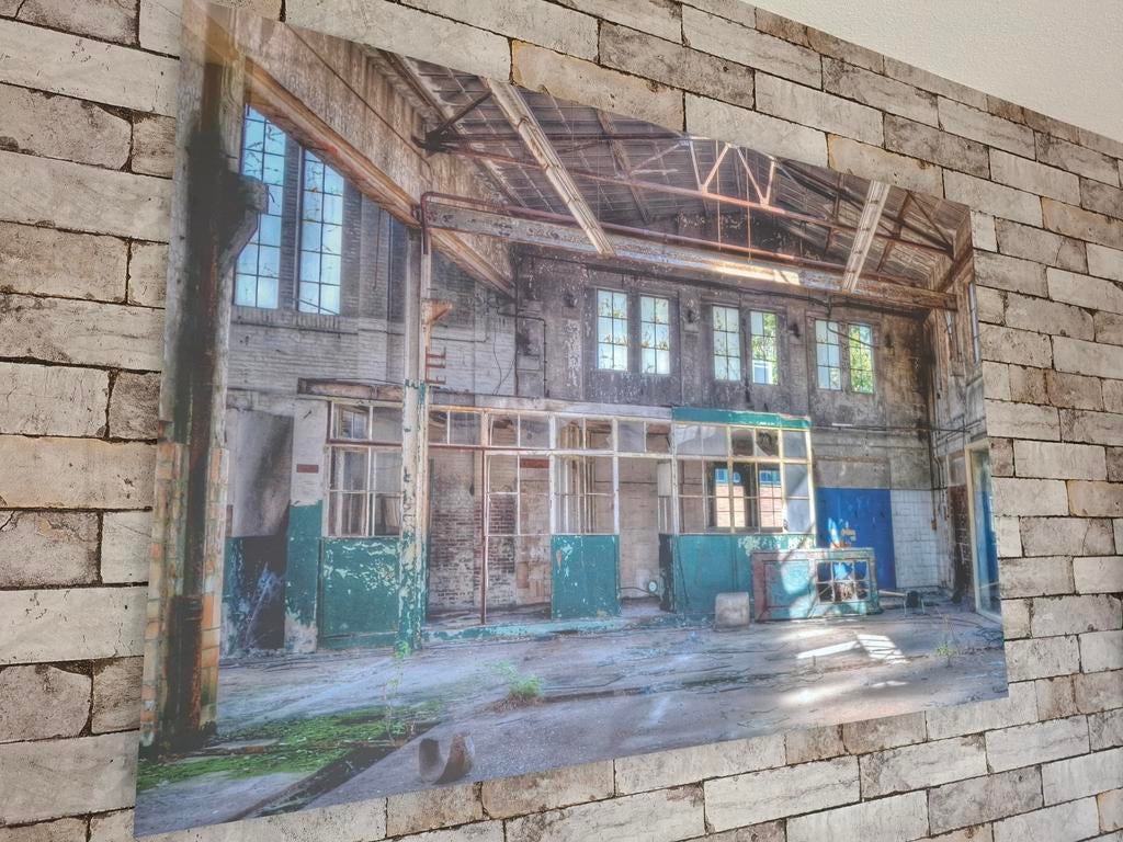 Industriële foto op metaal - Unieke collectie Elly van Veen, Ophalen