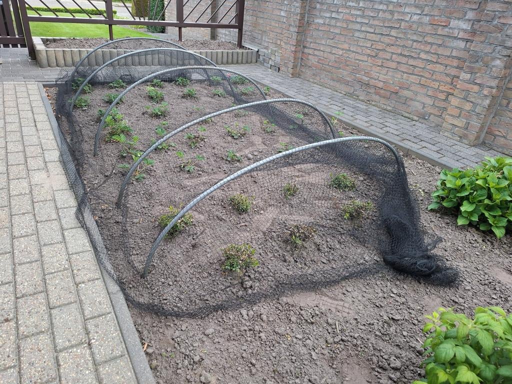 Gebruikte bogen voor moestuin of kleine kas, Ophalen