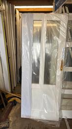 Stompe paneeldeur 78x201.5 cm blank glas nr 380, Doe-het-zelf en Verbouw, Deuren en Horren, Ophalen, Minder dan 80 cm, Binnendeur