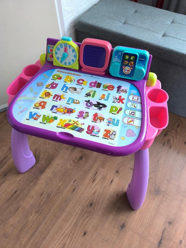 Magische VTech interaktive tafel, Kinderen en Baby's, Speelgoed | Vtech, Ophalen, Zo goed als nieuw, 4 tot 6 jaar