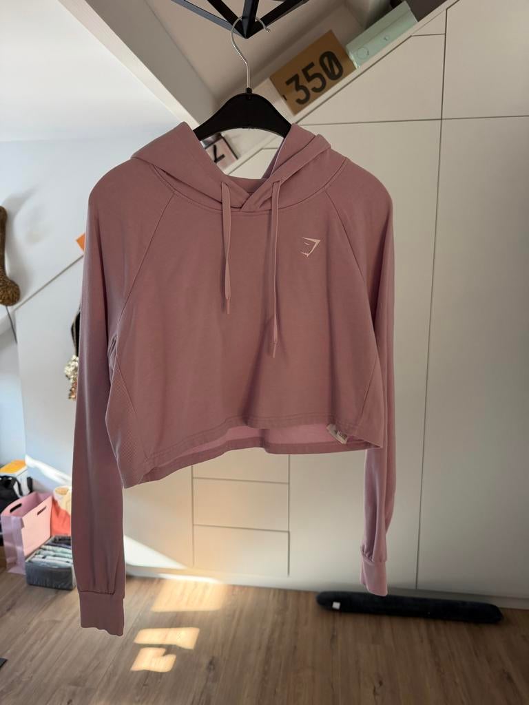 Roze Gymshark hoodie, Maat 38/40 (M), Ophalen of Verzenden, Fitness of Aerobics, Roze