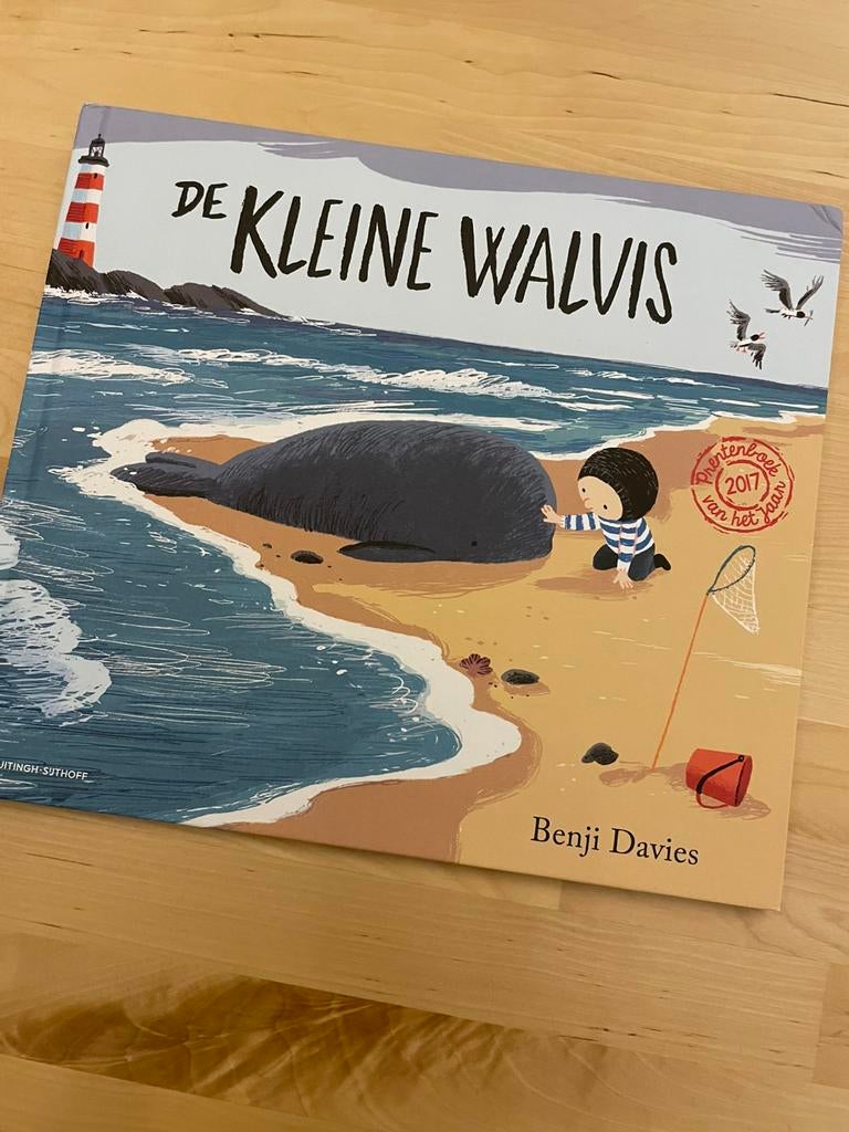 De kleine walvis - Benji Davies (groot boek), Boeken, Ophalen of Verzenden, Zo goed als nieuw, Fictie algemeen