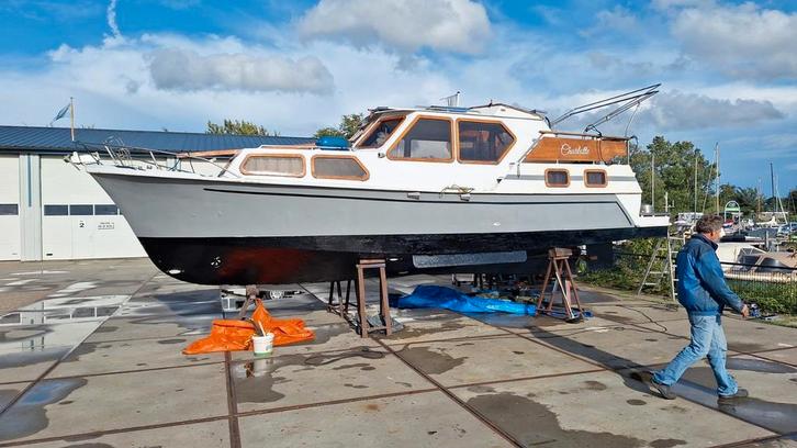 Kaagkruiser 10 meter bij 2.85 meter, Watersport en Boten, Motorboten en Motorjachten, Gebruikt, Staal, Diesel, 50 pk of meer, Ophalen