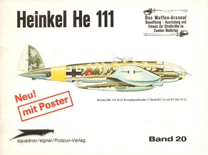 Heinkel He 111 waffen arsenal band 20, Hobby en Vrije tijd, Modelbouw | Vliegtuigen en Helikopters, Nieuw, 1:72 tot 1:144, Overige merken