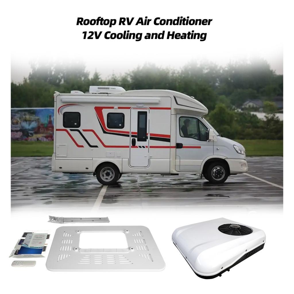 12V Dak Airco Anti-Direct-Blow Koelen Verwarmen Camper Van, Koelen en Ontvochtigen, Minder dan 60 m³, Timer, 3 snelheden of meer