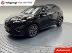 Hyundai Kona 1.6 T-GDi N-Line 199PK Automaat-Trekhaak-Naviga, Stof, 4 cilinders, Met garantie (alle), Zwart