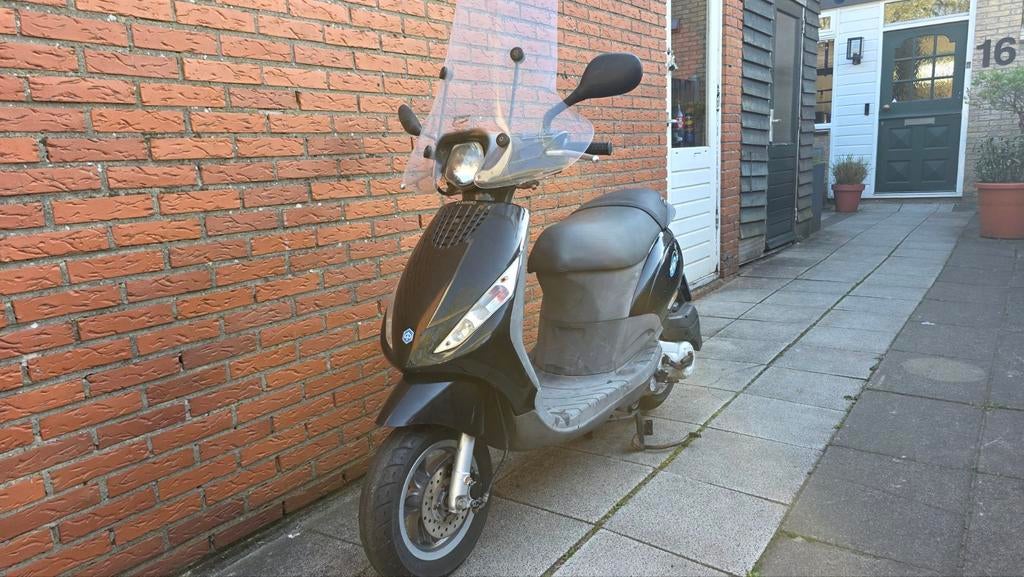 Piaggio Zip 2010 - Blauw Kenteken, Ophalen, Gebruikt, Zip, 49 cc