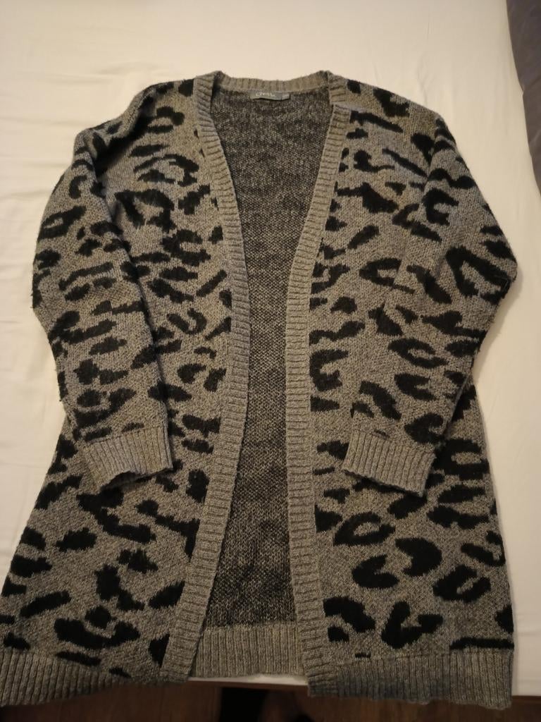 Geisha vest, grijs met zwart, maat 38/40, lekker warm, Maat 38/40 (M), Geisha, Ophalen of Verzenden, Grijs