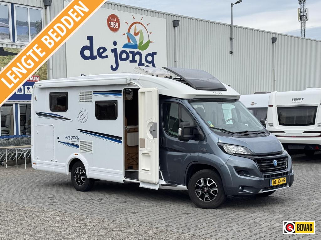 Knaus Vansation Van TI 600 meg - enkele bedden, Caravans en Kamperen, Campers, Ringverwarming, Fiat, Airbags, Tot en met 3