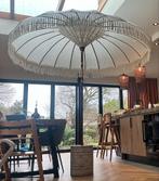Prachtige Balinese / Boho Parasol met Franje, Tuin en Terras, Ophalen, Nieuw, 2 tot 3 meter, Stokparasol