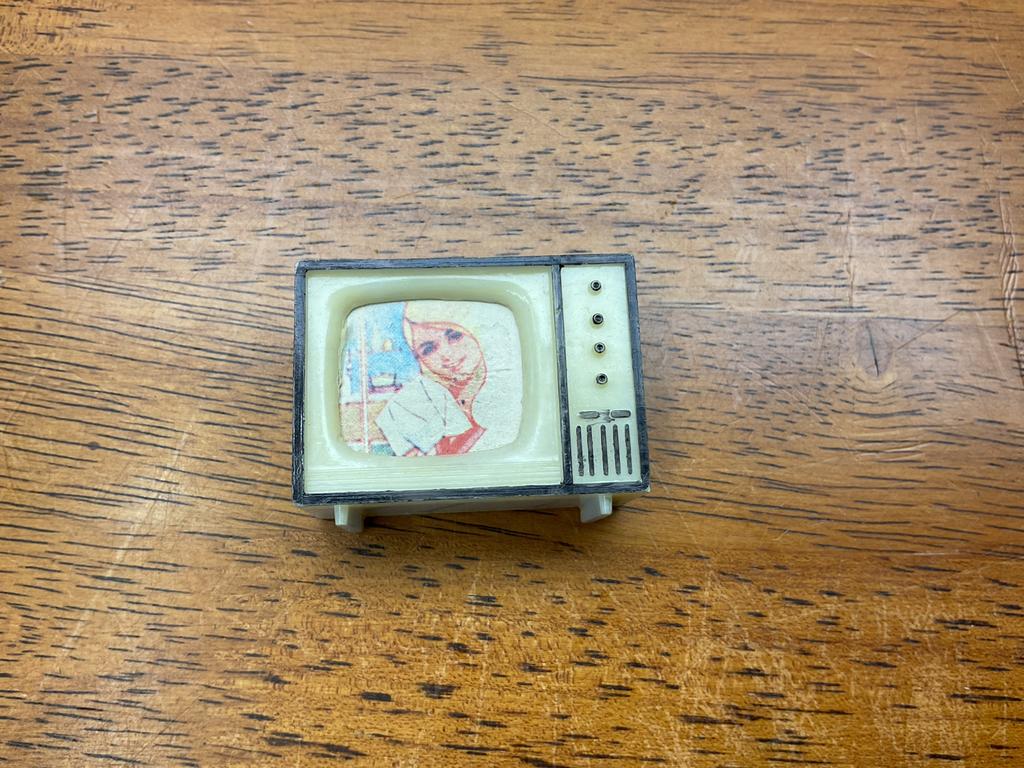 Lundby tv, Ophalen of Verzenden, Gebruikt, Decoratie