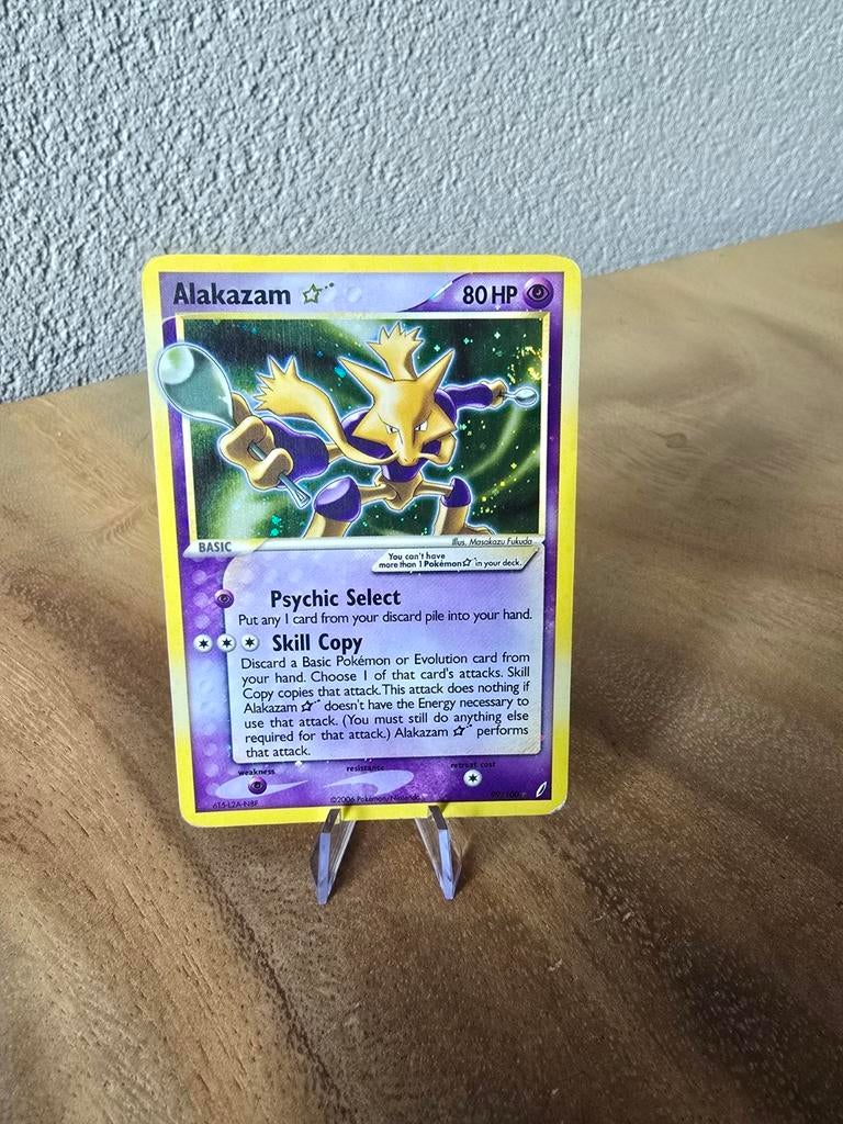 Alakazam Gold Star, Verzenden, Zo goed als nieuw, Losse kaart, Foil