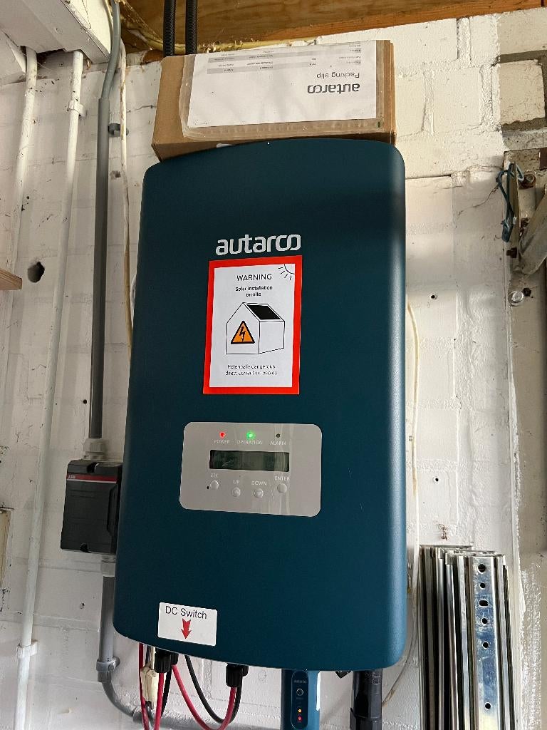 Omvormer Autarco 9 kW, Ophalen, Zo goed als nieuw, Overige typen, 200 wattpiek of meer