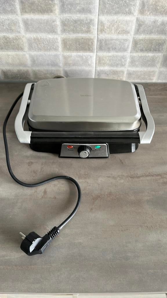 Grill plaat contact grill tosti maker als nieuw, Witgoed en Apparatuur, Contactgrills, Ophalen of Verzenden, Zo goed als nieuw