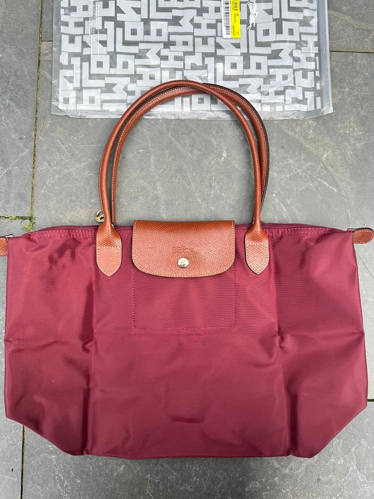 Longchamp - Burgundy, Sieraden, Tassen en Uiterlijk, Tassen | Reistassen en Weekendtassen, Ophalen of Verzenden, Nieuw, 30 cm of meer