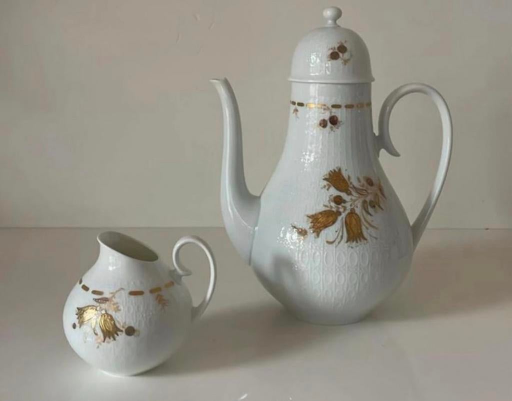 Rosenthal Romanze Carillon theepot met melkkan, Overige typen, Ophalen of Verzenden, Zo goed als nieuw, Overige stijlen