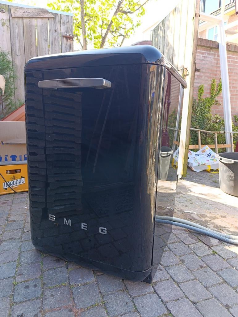 Smeg Vaatwasser zwart BLV1NE-1  Stijlvol en Functioneel, Gebruikt, 60 cm of meer, Ophalen of Verzenden, 85 tot 90 cm