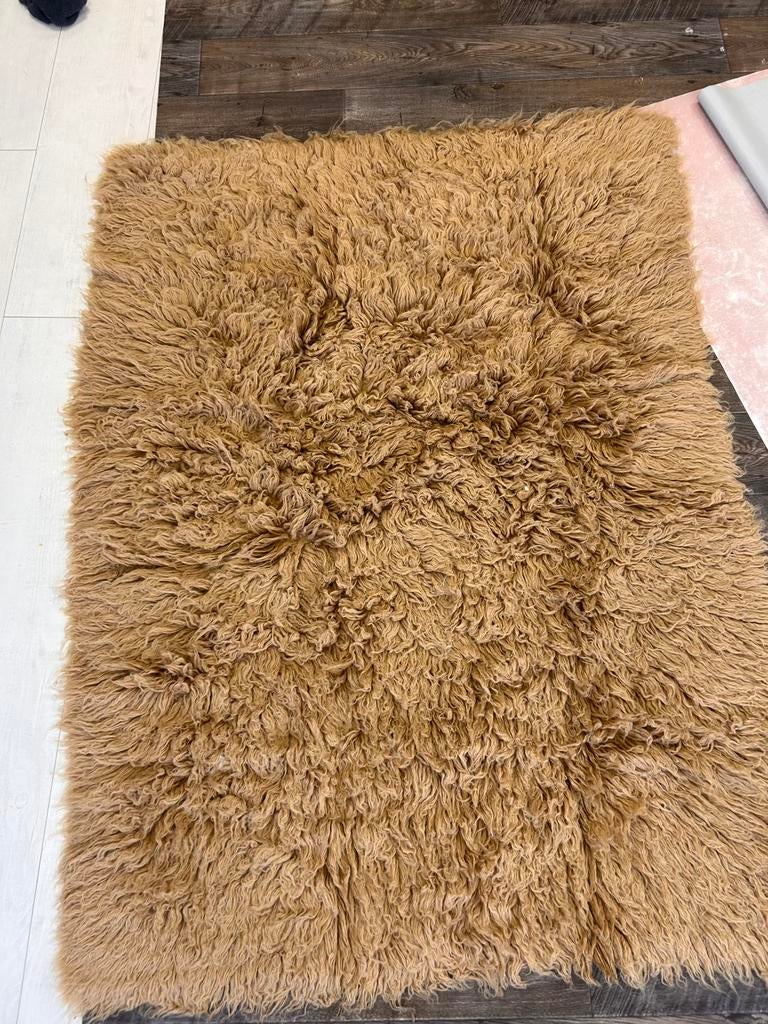 Wollen Flokati 120 x 160 cm, Ophalen of Verzenden, Zo goed als nieuw