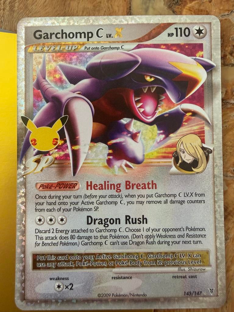 Garchomp [C] LV.X DPPR46, Ophalen of Verzenden, Zo goed als nieuw, Meerdere kaarten