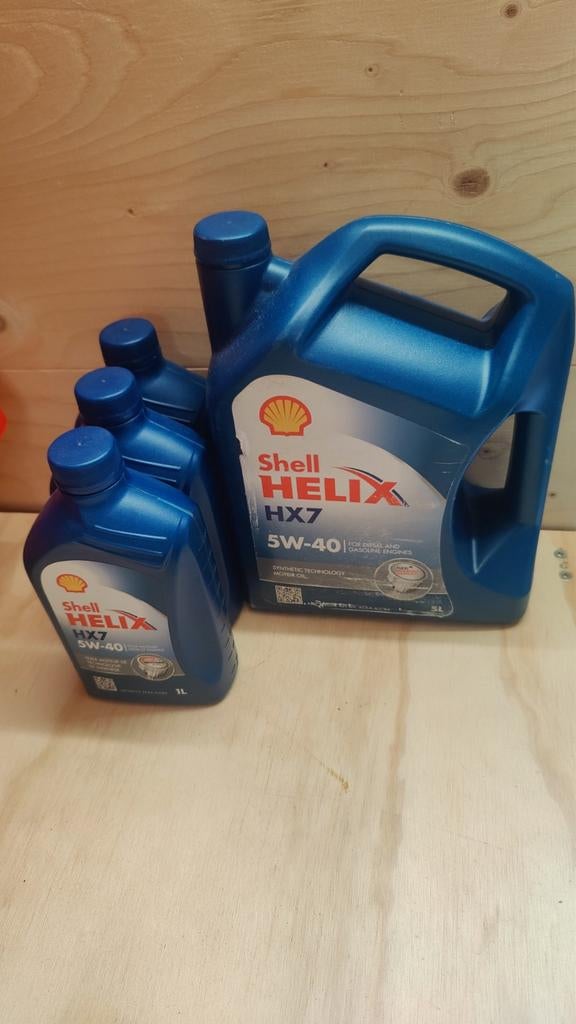 Shell Helix HX7 5W-40 motorolie, 6 liter, Ophalen