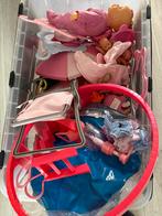 Grote Baby Born set met poppen, kleding en accessoires, Ophalen, Gebruikt, Babypop