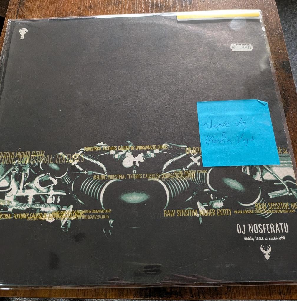 DJ Nosferatu* – Deadly Force Is Authorized, Ophalen of Verzenden, Gebruikt, 12 inch, Techno of Trance