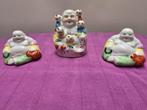 3 porseleinen buddha beeldjes, Verzamelen, Beelden en Beeldjes, Ophalen of Verzenden, Zo goed als nieuw