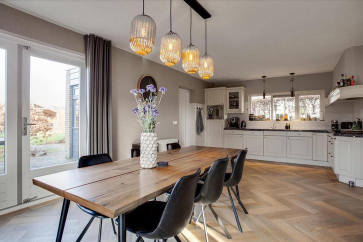 Eijerkamp Glamm Hanglamp Zwart Glas - 4-lichts, Huis en Inrichting, Lampen | Hanglampen, Zo goed als nieuw, 75 cm of meer, Glas