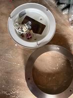 Plafonnier met metalen rand, Ophalen of Verzenden, Gebruikt, Metaal
