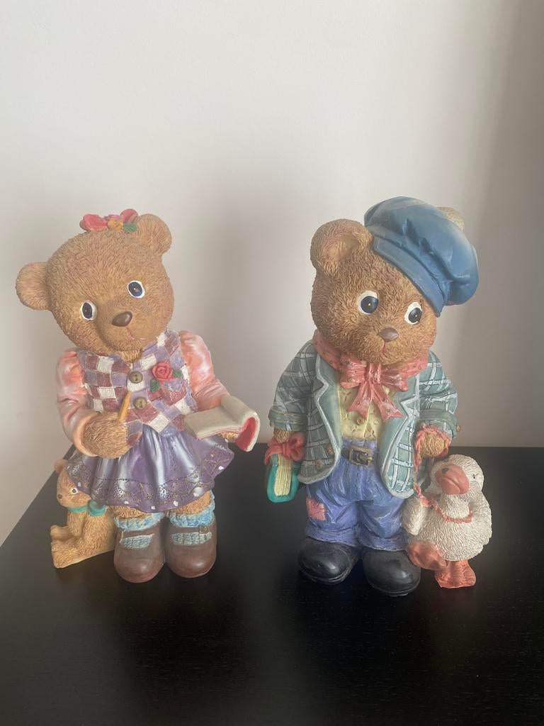 2 Beren beeldjes, Verzamelen, Ophalen of Verzenden, Zo goed als nieuw, Beeldje, Overige merken