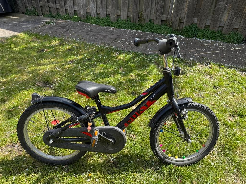 Puky jongensfiets 18 inch, Ophalen, Gebruikt, 18 inch, Handrem